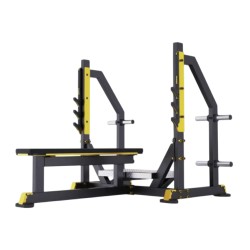 APARATO PARA GIMNASIO BANCA PARA PECHO OLIMPICO PLANO SERIE ST