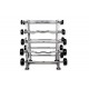 SET DE 10 BARRAS DE PESO FIJO + RACK