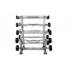 SET DE 10 BARRAS DE PESO FIJO + RACK